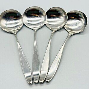 Lauffer Design 2 II‎ Stainless Soup Place Spoon Japan 18/8 MCM